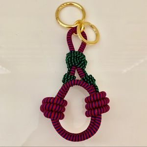 DVF Coiled Keychain - large loop